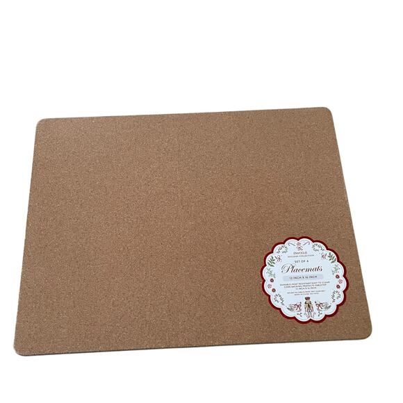 Envogue Pink NUTCRACKER Cork Backed  Christmas Placemats 12x16 Holiday New - Picture 7 of 10